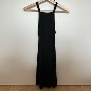Reformation dress size 1 mini black dress cotton